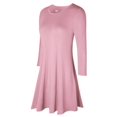 thumbnail image 3 of SAYFUT Long Sleeve Shirts Empire Waist Tops Women's Tunic Top Long Length Maternity Dress, 3 of 7