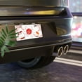 thumbnail image 6 of License Plate, Koi and Cherry Blossoms Decorative Front,Personalized Stainless Steel License Plate Cover For Men Women,12.2" X 6.2", 6 of 6