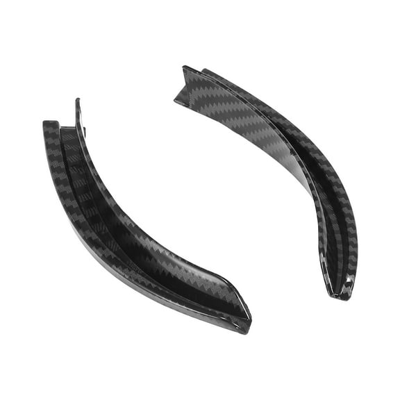 Pair ABS Car Roof Hardtop Water Rain Gutter Extension for Jeep Wrangler JL 2018-2021 Black