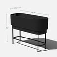 thumbnail image 3 of Veradek Demi Series Raised Garden Bed 42" Self-Watering Planter - Black, 3 of 11