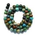 thumbnail image 2 of Natural Turquoise Beads Strands Round 7mm Hole: 0.8mm about 61pcs/strand 15.35''(39cm), 2 of 3