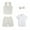 grey, variant on Lolanta Summer Boys Suit Kids Wedding Ring Bearing Costume 4 Pcs Shirt Vest Shorts Set
