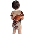 thumbnail image 2 of Rocae Coffee Beans Chocolate Splash for Baby Cotton Short-Sleeve Bodysuits for Unisex Onesies Bodysuit-3 Months, 2 of 7