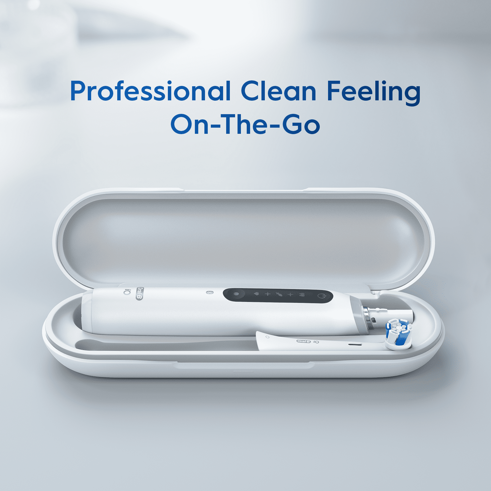 Oral-B iO Series 5 Electric Toothbrush with (1) Brush Head, Rechargeable, White, for Adults & Children 3+