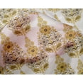 thumbnail image 4 of oneOone Silk Tabby Fabric Floral & Paisley Block Printed Fabric 1 Yard 42 Inch Wide, 4 of 4