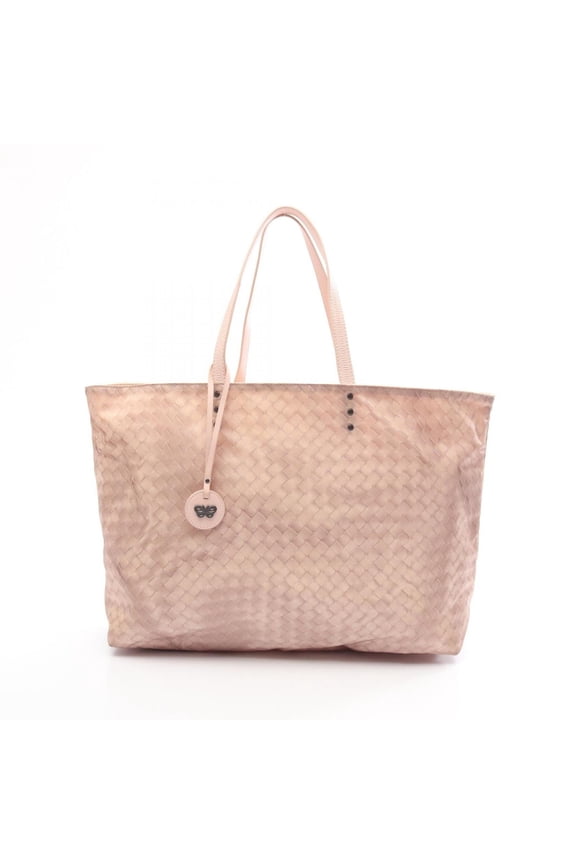 Pre-Owned Bottega Veneta Intrecciato Illusion Tote Bag, Nylon and Leather, Women's,... (Fair)