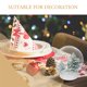 thumbnail image 4 of 12 bolas de nieve de plástico transparente con tapón de rosca para manualidades, rellenables para niños y adultos, ideales para decoraciones de invierno y fiestas, 270 ml., 4 of 7