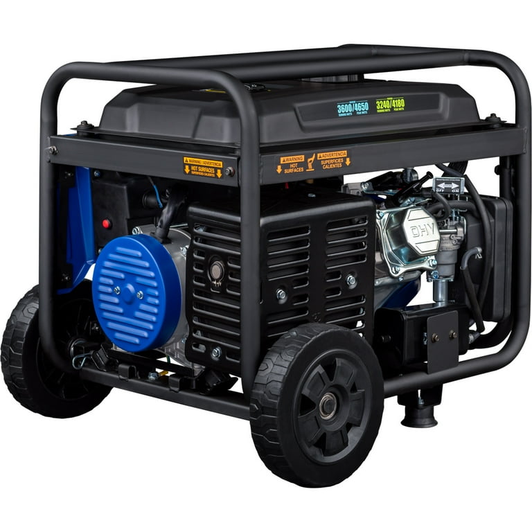 Westinghouse 4650 Watt Dual Fuel Portable Generator, Remote Electric Start, RV Ready Outlet with Co Sensor