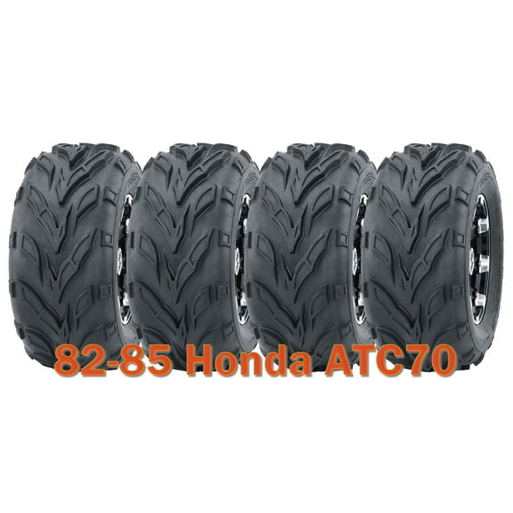(4) 16x8-7 WANDA ATV tires set for 1982-1985 Honda ATC70