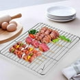 thumbnail image 5 of Casewin Baking Sheet with Rack Set, Stainless Steel Cookie Sheet Baking Pans with Cooling Rack, Non Toxic & Healthy, Rust Free & Heavy Duty, Mirror Finish & Easy Clean, Dishwasher Safe - 4 Pieces, 5 of 7