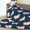 thumbnail image 6 of Sikiie Pig 1 Ultra-Soft Micro flannel Blanket Luxury All Seasons Warm Blanket for Bedding Sofa and Travel (4 sizes)-80"x60", 6 of 7