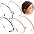 thumbnail image 3 of Diadema con cuentas Timcorr moda fina hecha a mano 5 uds para niñas, 3 of 8