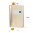 thumbnail image 3 of 3800W Instant Water Heater Tankless Water Heater Temperature Display Heating Hot Water Shower Kitchen Electric Universal ,Security Protection Design, 3 of 7