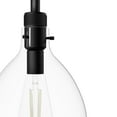 thumbnail image 4 of Hunter - Van Nuys 1-light Matte Black, Small Pendant Light, Dimmable, Transitional Style, Bell Shaped, for Bedrooms, Dining, Living Rooms - 48052, 4 of 7