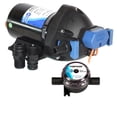 thumbnail image 2 of 12" Black and Metallic Bronze Jabsco Par-Max Shower Drain and General Purpose Pump with Strainer, 2 of 2