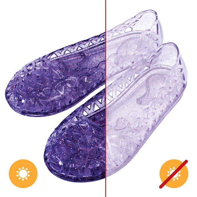 Heart Sole Girl Jellies Shoes - 3 Purple by DelSol for Kids - 1 Pair ...