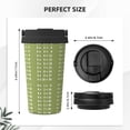 thumbnail image 3 of Fotbe Multiplication Table1 Printed Insulated Travel Coffee Mug Spill Proof Leak Proof Stainless Steel Coffee Tumbler Reusable Coffee Cups with Lids Thermos, 3 of 8