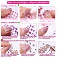 thumbnail image 3 of Pegatinas de diamantes de imitación 2478 pegatinas autoadhesivas de gemas faciales, 4 tamaños y 14 colores para una variedad de bricolaje, 3 of 5