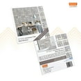 thumbnail image 5 of Walplus Peel and Stick Backsplash Limestone Wall Tile Decals 12 Pcs 8" x 8", 5 of 8