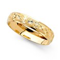 thumbnail image 1 of Precious Stars 14K Yellow Gold 4-mm Ladies Wedding Band, 1 of 2