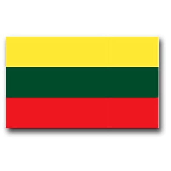 3.8 Inch Lithuania Flag Vinyl Transfer Decal