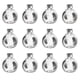 thumbnail image 1 of 25 botellas de plástico transparentes a prueba de fugas, 150 ml, vacías, con forma de bulbo, para decoración del hogar y fiestas, 1 of 3
