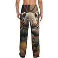 thumbnail image 7 of Salouo Cute Fallen Leaf Koala Print Pajama Pants for Men, Lounge Pants Elastic Waistband Casual Men's sleepwear Loungewear Sleep Pajama Pant -Small, 7 of 7