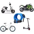 thumbnail image 5 of HUGFEGWE szhdxsy Bike Lock Cable,4 Feet High Security 5 Digit Resettable Combination Coiling Bike Cable Lock,Anti Theft Bicycle Cable Locks with Mounting Bracket,1/2 Inch Diameter (Blue) CA919-74082, 5 of 5