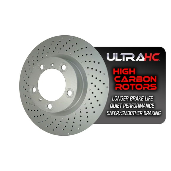 UltraHC Coated High Carbon Brake Rotor, Front Left UR003914