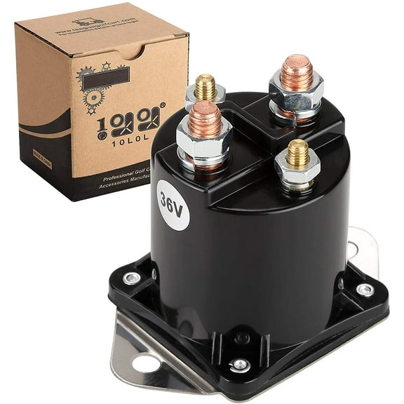 10L0L Golf Cart Solenoid Fit 36V Club Car DS Electric 1976-1998, 8016 8016, 4 Terminal