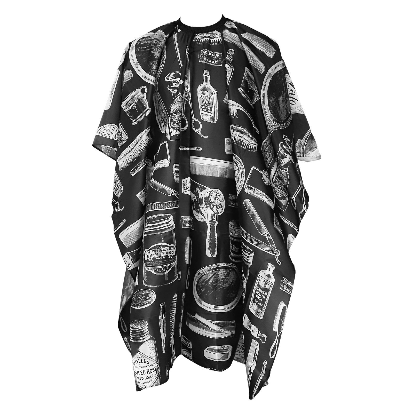 Hair Cutting Cape Large Salon Hairdressing Hairdresser Gown Barber Cloth Black 