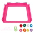 thumbnail image 4 of Seniors Weaving DIY Kit, Finger Exercise Rope Weaving Toy 96 Loops Improve Independence Different Colors Reduce Loneliness  For Home, 4 of 8