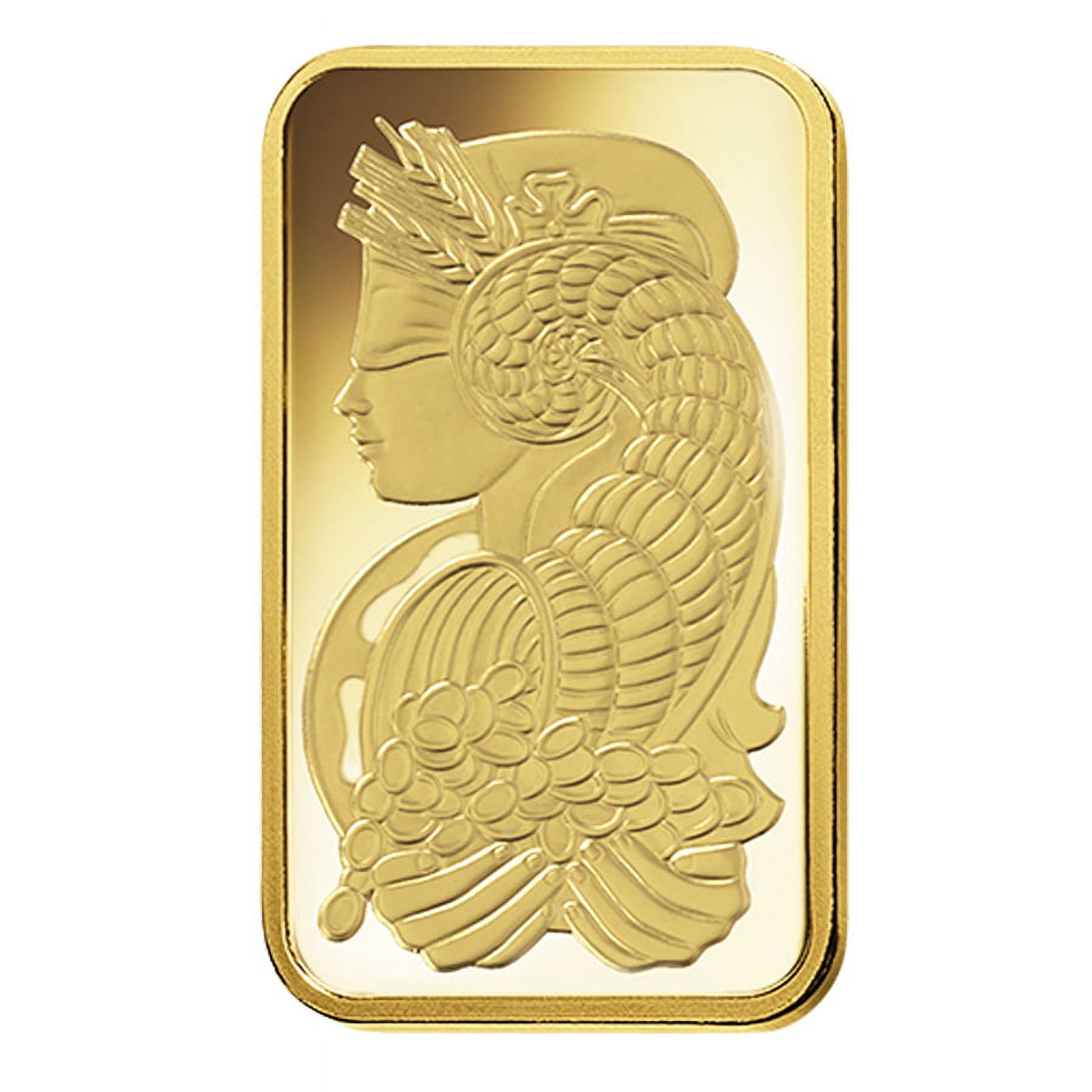 2.5 Gram Gold Bar PAMP Suisse Lady Fortuna Veriscan .9999 Fine (in Assay)