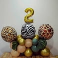 thumbnail image 3 of 2026 6 Pack Jumbo 22 Inch 4d Animal Leopard Print Spherical Foil Balloon Helium Jungle Safari Cheetah Animal Metal Balloon Wildlife Print Balloon Anim, 3 of 5