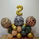 thumbnail image 3 of 2026 6 Pack Jumbo 22 Inch 4d Animal Leopard Print Spherical Foil Balloon Helium Jungle Safari Cheetah Animal Metal Balloon Wildlife Print Balloon Anim, 3 of 5