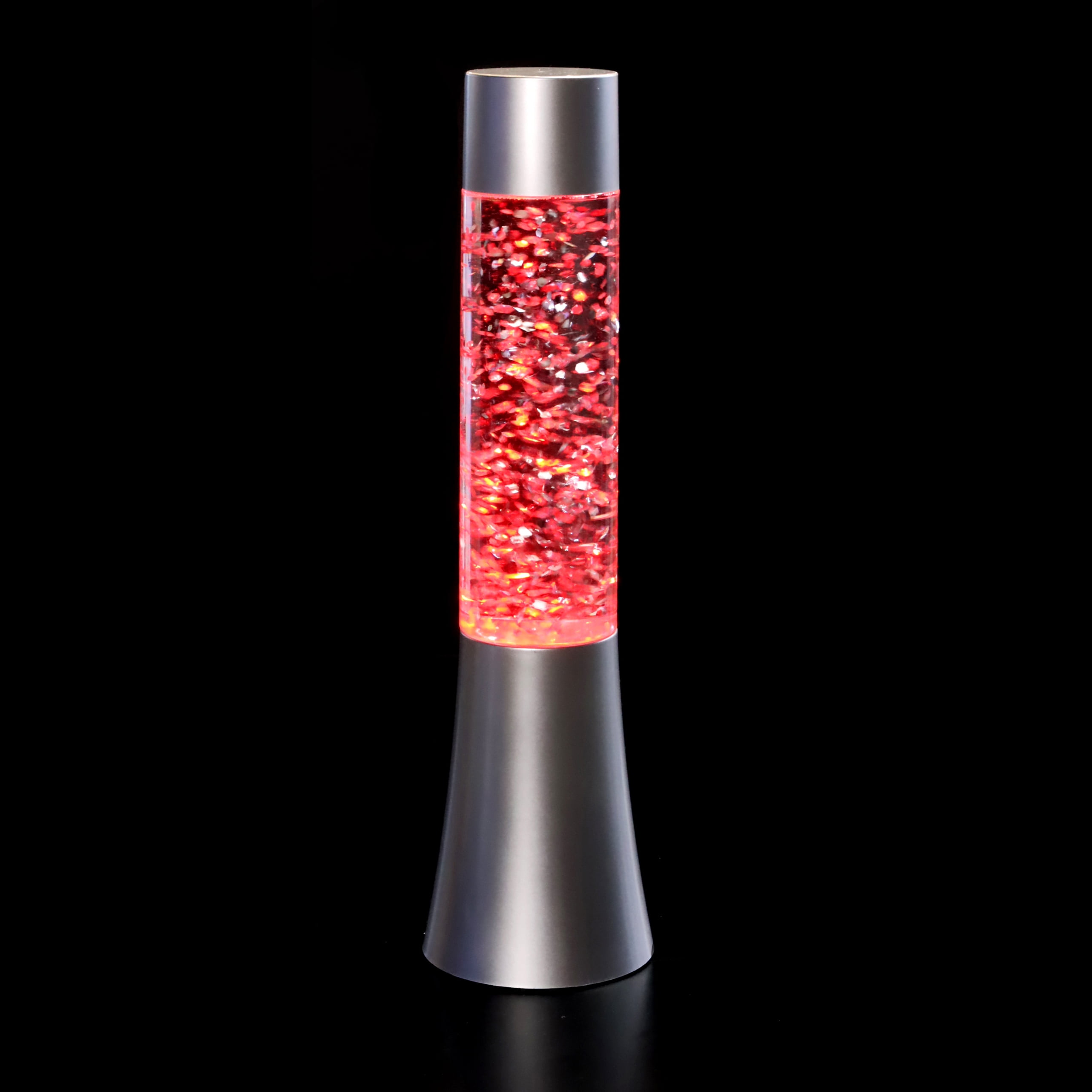Global Gizmos Colour Changing Water Glitter Lamp-Straight Large 