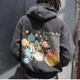 thumbnail image 2 of Sudadera con capucha con estampado de letras de estrellas para hombre, estilo retro, estilo Harajuku, estilo callejero, estilo anime, ropa de calle Y2K, chaquetas holgadas góticas, 2 of 5