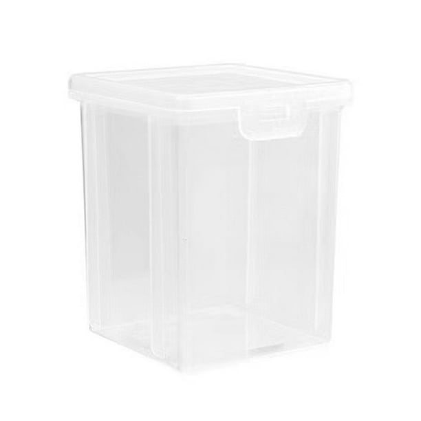 Contenedores de harina y azúcar, caja hermética transparente para condimentos de cocina con tapa M