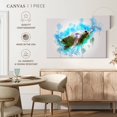 thumbnail image 5 of Elephant Stock Sea Turtle Wall Art - Horizontal Canvas Wall Art - Living Room Wall Decor - Animal Canvas - Turquoise And Blue Decor By Cornel Vlad - 36" x 24", 5 of 8