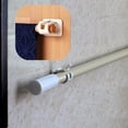 thumbnail image 3 of Towel Rack Fixing Clip Hanging Rod End Hanging Clip Curtain Shower Curtain Hanging Rod Clip 2pcs Packaging, 3 of 7