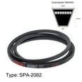 thumbnail image 2 of Uxcell SPA2082 V-Belts Drive Belt 2082mm Pitch Length Rubber for Power Transmission, 2 of 6