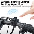 thumbnail image 4 of Luz trasera inteligente para bicicleta, control remoto inalámbrico, luz de giro, sensor de freno y bocina, 4 of 5