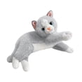 thumbnail image 2 of Juguete realista para gatos, muñeco de gato abrazable, gatito de peluche realista para niños Gris, 2 of 9