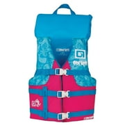 O'Brien Watersports Lightweight Youth Nylon Life Jacket, Pink, 55 to 88 Pounds