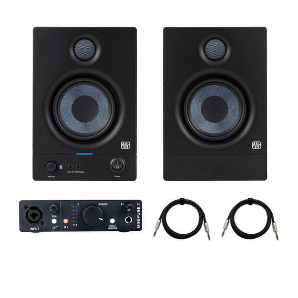 Monitores de referencia multimedia PreSonus Eris 4.5BT de segunda generación con Bluetooth
