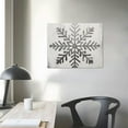 thumbnail image 4 of COMIO  Winter Nature Snowflake Shape Canvas Wall Art, 4 of 5