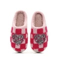 thumbnail image 4 of House Slippers for Woman Valentine's Day Women Slip on Fuzzy Casual Winter House Slippers Outdoor Indoor Warm Bedroom Slide Shoes, 4 of 7