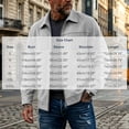 thumbnail image 3 of Zylanna Mens Suede Jacket with Pockets, Long Sleeve Loose Fit Turn‑down Collar Zip‑Up Solid Color Outerwear for Daily Wear White Size 3XL, 3 of 7