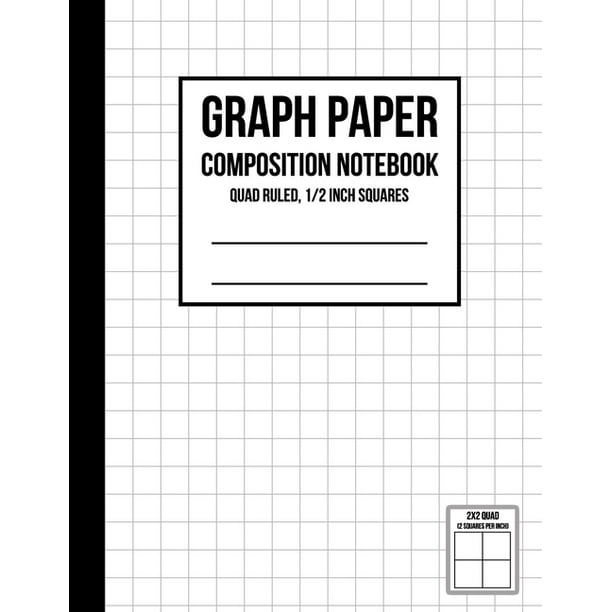 Graph Book for Math Graph Paper Composition Notebook Graph Paper