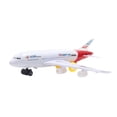 thumbnail image 5 of WonderPlay All Aboard! Bump and Go Electric Air Bus A380 Kids Action Airplane - Model Plane with LED Lights and Sounds - Changes Direction On Contact - Red, 5 of 9